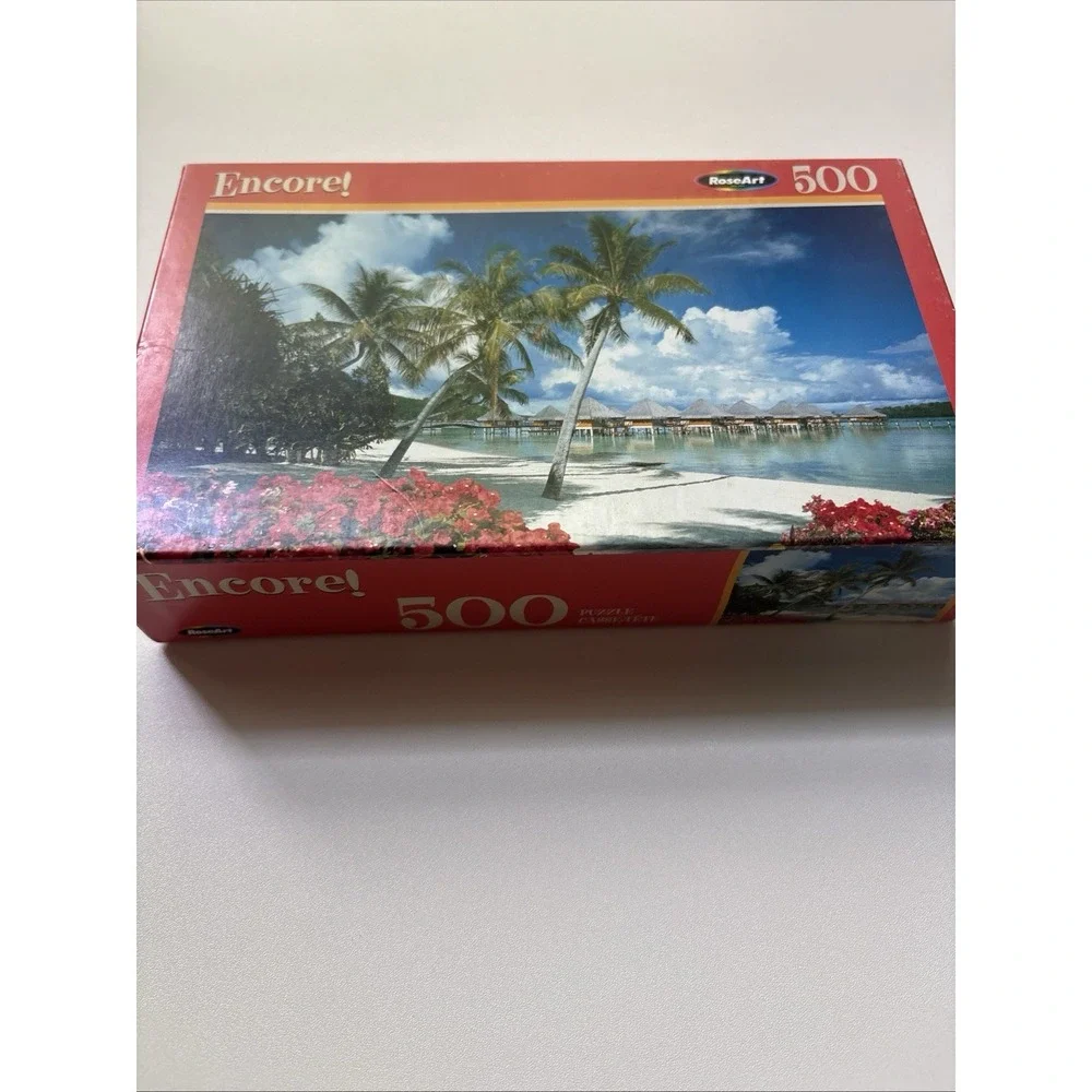 Encore Bora Bora Puzzle Carribean Island 500pc JIGSAW COMPLETE